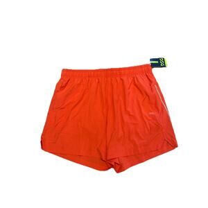DSG Men’s 5” Stride Running Shorts XL Red Sun | Moisture-Wicking Lightweight Gym